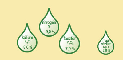 Vitaflóra virágos növény táprúd 30db 