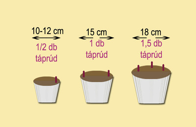 Vitaflóra táprúd orchideához és broméliához 12db 