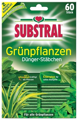 Substral táprúd zöld Substral Zöld táprudacskák minden cserepes zöldnövényhez növényhez 30db