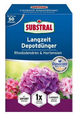 Substral Osm.hortenzia 1,5 kg Substral Osmocote hosszú hatástartamú trágya rhododendron, hortenzia és erikafélék számára 1,5kg