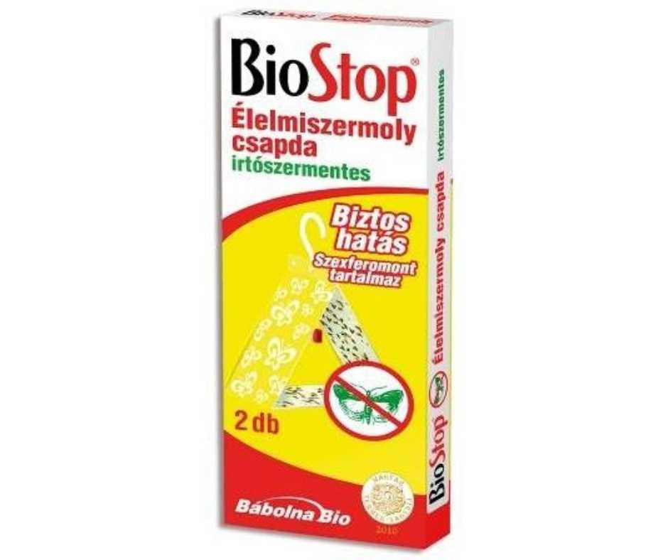 BIOSTOP &eacute;lelmiszermoly csapda 2 db-os