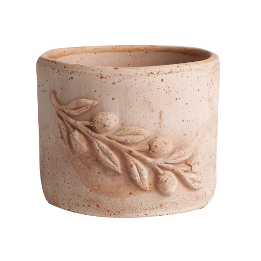 Agyagcser&eacute;p 16 cm, Cilindro Olive