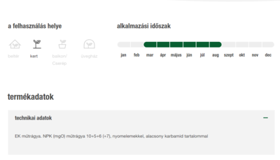 Compo gyeptrágya azonnali hatású 15kg 