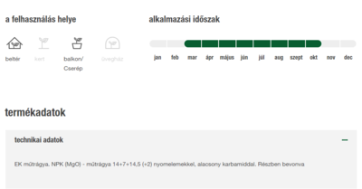 Compo hosszúhatású muskátli táp 800g 