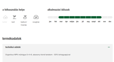 Compo BIO hosszúhatású általános táp báránygyapjúval 2kg 