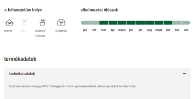 Compo virágzó növény táprúd 30db 