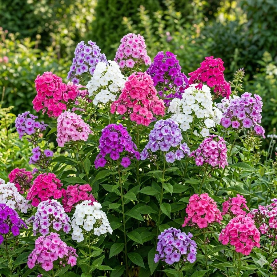 Phlox paniculata mix Bug&aacute;s l&aacute;ngvir&aacute;g fajt&aacute;k
