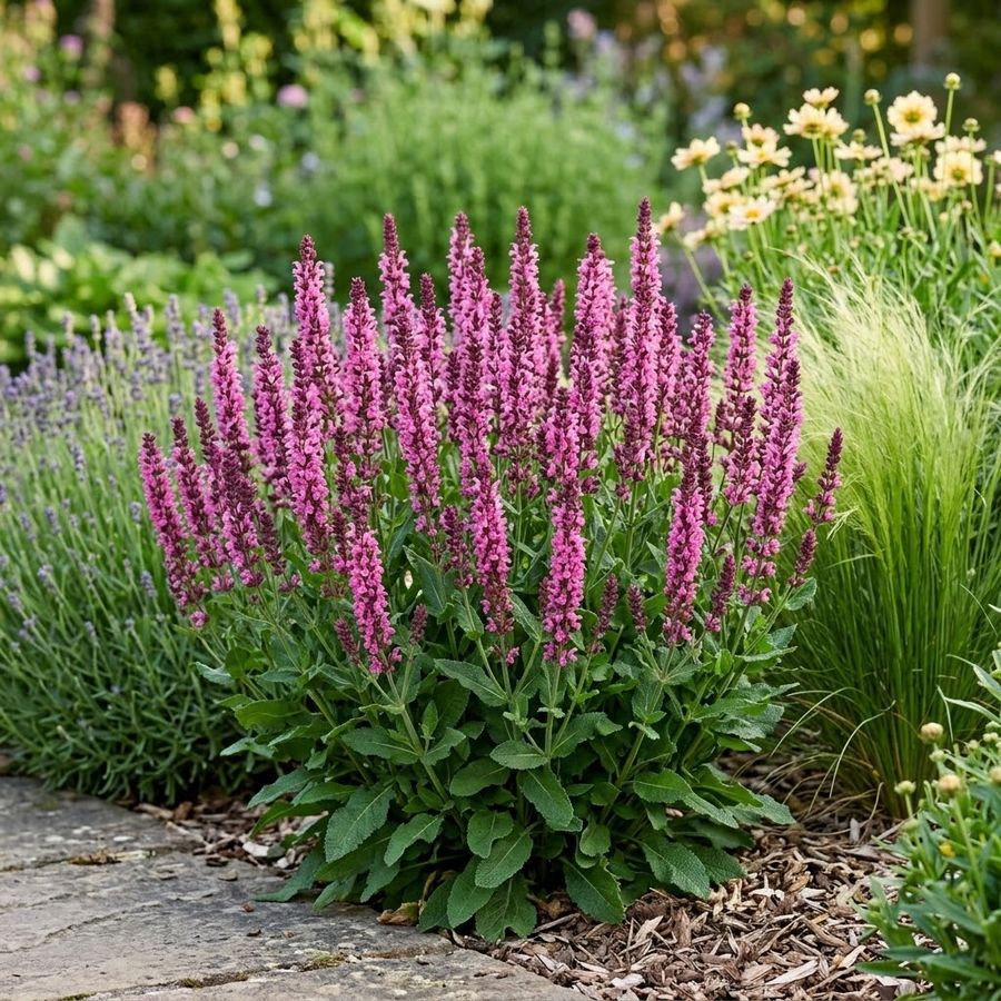 Salvia nemorosa 'Midnight Rose' Ligeti zs&aacute;lya