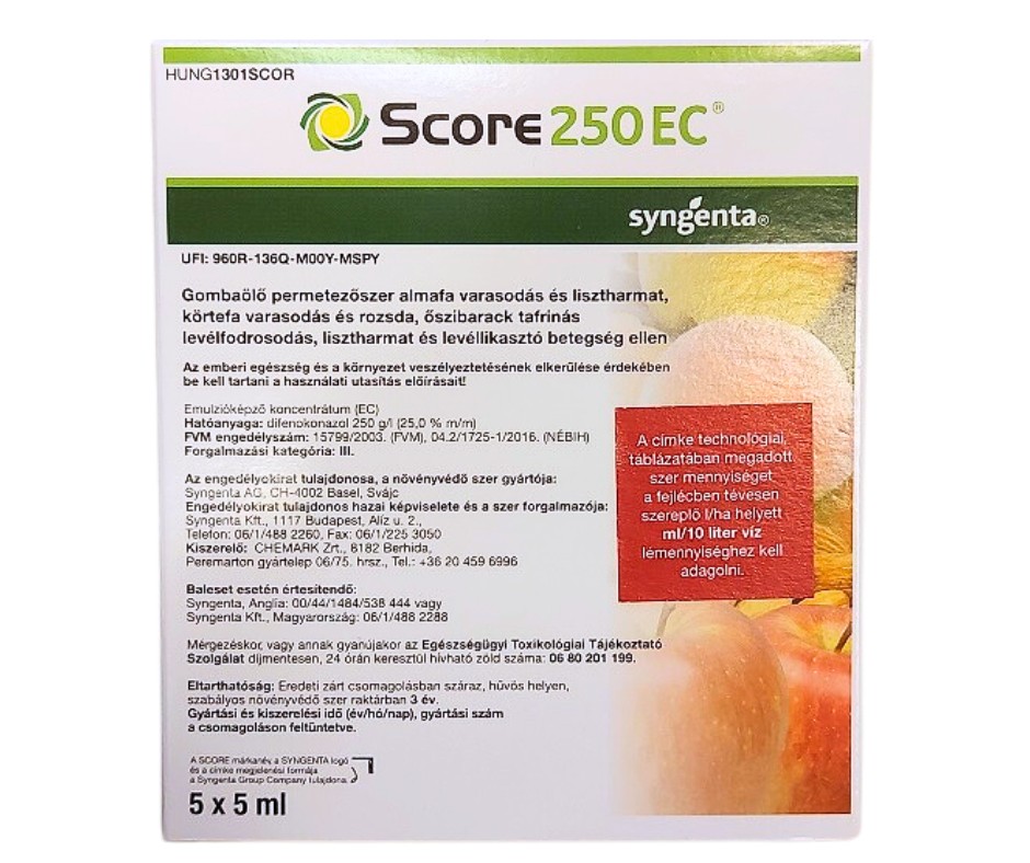 Score 250 EC 5X5ml Ampulla Score 250 EC 5X5ml ampulla